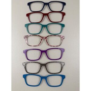 Pair Eyewear The Finley Magnetic Top Frames Lot of 7 Colors Glitter Marble